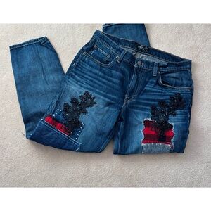 Lauren Ralph Lauren Patchwork relaxed jeans